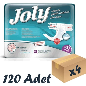 Esnek Bel Bantlı Yetişkin Hasta Bezi Xlarge 30'Lu 4 Paket 120 Adet