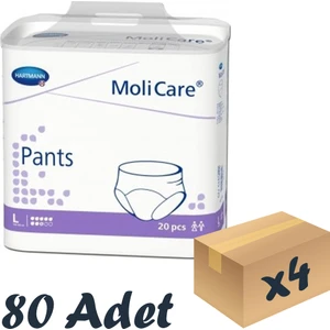 Molicare Pants Emici Külot 8 Damla Large 20'Li 4 Paket 80 Adet