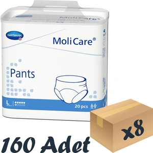 Hartmann Molicare Pants Emici Külot 6 Damla Large 20'Li 8 Paket 160 Adet