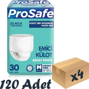 Tekstil Yüzey Emici Külot Medium 30'Lu 4 Paket 120 Adet