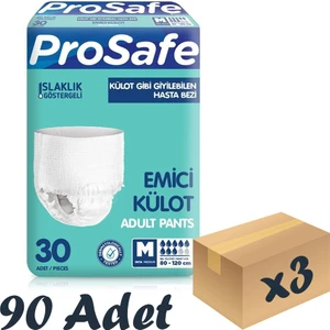 Tekstil Yüzey Emici Külot Medium 30'Lu 3 Paket 90 Adet