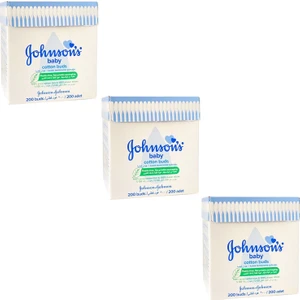 Johnsons Baby Kulak Temizleme Çubuğu 200 Lü 3 Adet