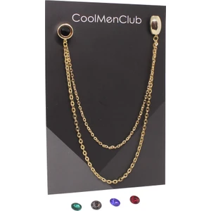 5 Taşlı Ceket Yaka Iğnesi