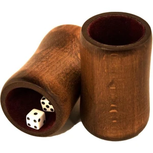 Helena Wood Art Ahşap Zar Fincanı (Büyük Boy 2 Ad.)