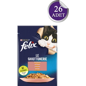Felix Yetişkin Somonlu Yaş Mama 26 x 85 gr