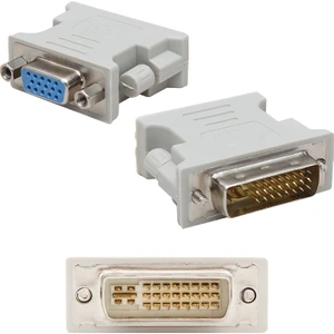 DVI To VGA Dönüştürücü (Dvı Erkek VGA Dişi) DVI 24+5 Pin