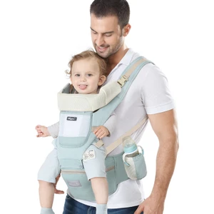 Ergonomik Bebek Taşıyıcı Bebek Kanguru Çocuk Kalça Koltuk Aracı Bebek Tutucu Sling Wrap Sırt Çantası Bebek Seyahat Etkinlik Dişli | Sırt Çantaları Ve Taşıyıcılar (Yeşil) (Yurt Dışından)