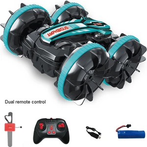 Karada ve Suda Gidebilen Rc Hareket Kontrollü 2.4 Ghz 4WD  Oyuncak Araba- Mavi (Yurt Dışından)