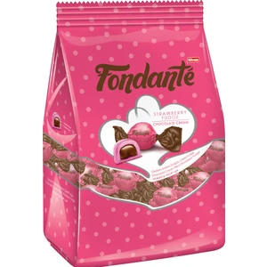 Fondante Çilekli Fudge Çikolata Kremalı 1000 Gr. (1 Kutu)