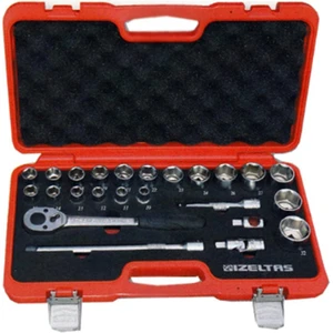 İZELTAŞ 1113002024 1/2'' Altı Köşe Lokma Anahtar Takımı 24 Parça