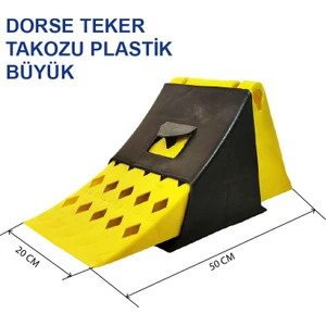 Tır Dorse Teker Takozu Kamyon Teker Takozu Büyük - W50Xd20