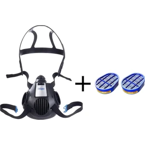 X-Plore 3500 Yarım Yüz Maskesi + A1B1E1K1 Filtre