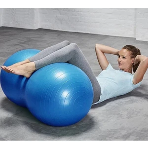 Fıstık Pilates Topu 90X45 (Mavi) Pompa Hediyeli