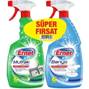Mutfak Temizleyici 750 ml + Banyo Temizleyici 750 ml