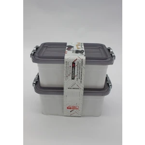 Mıenca Mrd-45 Elegance 2 Li Mini Saklama Seti Beyaz-Füme