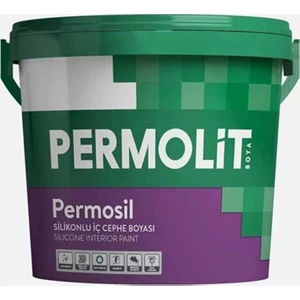 Permosil Silikonlu Iç Cephe Boyası 3,5 kg 1984 Akça Gri