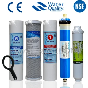 Açık Kasa Su Arıtma Cihazı Filtre 5 Aşamalı Filtre Seti (Nsf Onaylı Vontron Membranlı)