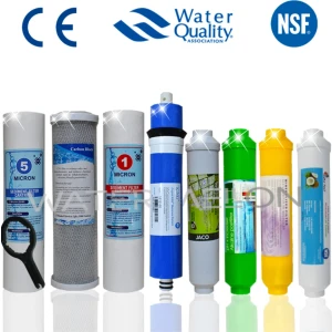 Açık Kasa Su Arıtma Cihazı Filtresi 8 Aşama 80 Gpd King Membranlı Bakım Seti