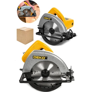 Metal Dişli Sistem Şanzuman Bakır Motor Ahşap Sunta Kesme Daire Testere Makinesi 1400 Watt 185MM