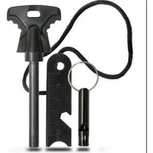 Real West Acil Durum Hızlı Tutuşturucu Magnezyum Çubuk Çakmaktaşı