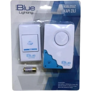 Blue Light Kablosuz Uzaktan Kumandalı Kapı Zili