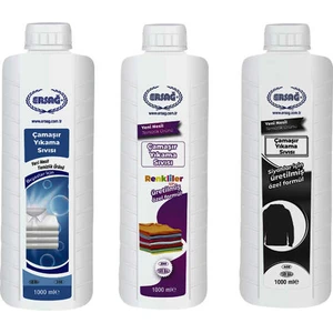 Çamaşır Yıkama Sıvısı (Beyazlar + Siyahlar + Renkliler) 1000 ml x 3