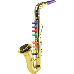 Saksafon Oyun Prop Sax Çocuklar Için Okul Öncesi Müzik Öğrenme Eğitici Oyuncaklar (Yurt Dışından)