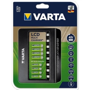 LCD Multi Plus 8li Aa/aaa Pil Şarj Cihazı (Yeni Model)(Pilsiz) Varta Multi