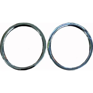 Courier Krom Sis Farı Çerçevesi 2014-2017 Tk 2 Prç Paslanmaz Çelik