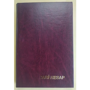Cari Hesap Defteri 20X28 cm 288 Yaprak