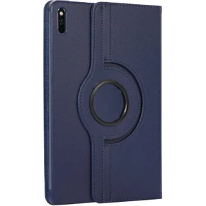 Case 4U Huawei MatePad 11 (2021) Uyku Modlu 360 Derece Dönebilen Standlı Tablet Kılıfı Lacivert