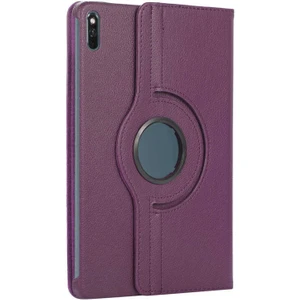 Case 4U Huawei MatePad 11 (2021) Uyku Modlu 360 Derece Dönebilen Standlı Tablet Kılıfı Mor