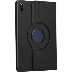 Case 4U Huawei MatePad 11 (2021) Uyku Modlu 360 Derece Dönebilen Standlı Tablet Kılıfı Siyah
