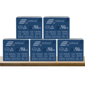 SRD-05VDC-SL-C - 5V Role 10A 5pin (5 Adet)
