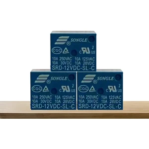 SRD-12VDC-SL-C - 12V Role 10A 5pin (3 Adet)