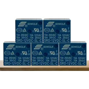 SRD-12VDC-SL-C - 12V Role 10A 5pin (5 Adet)
