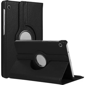 Lenovo Tab M10 TB-X605F 10.1` Kılıf, (ZA480027TR) 360 Rotating Stand Deri Siyah