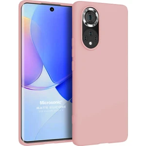 Matte Silicone Huawei Nova 9 Kılıf Rose Gold