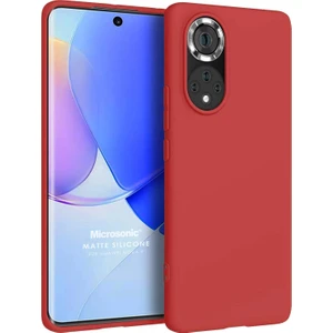 Matte Silicone Huawei Nova 9 Kılıf Kırmızı