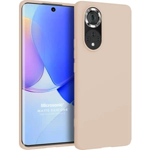 Matte Silicone Huawei Nova 9 Kılıf Gold