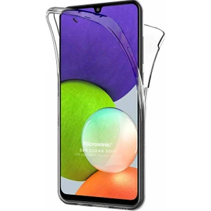 Samsung Galaxy M22 Kılıf 6 Tarafı Tam Full Koruma 360 Clear Soft Şeffaf