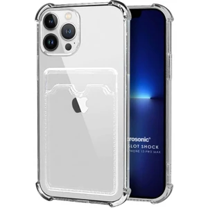 Apple iPhone 13 Pro Max Card Slot Shock Kılıf Şeffaf