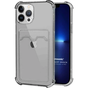 Apple iPhone 13 Pro Card Slot Shock Kılıf Siyah