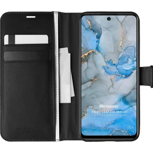 General Mobile Gm 22 Pro Kılıf Delux Leather Wallet Siyah