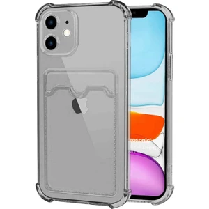 Apple iPhone 11 Card Slot Shock Kılıf Siyah