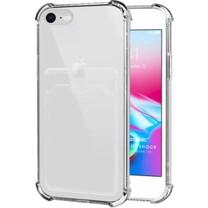 Apple iPhone 7 Card Slot Shock Kılıf Şeffaf
