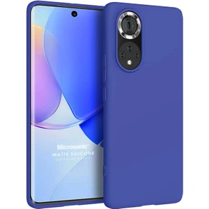Matte Silicone Huawei Nova 9 Kılıf Lacivert