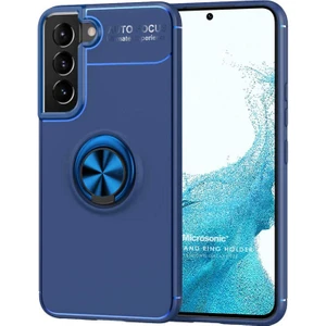 Samsung Galaxy S22 Plus Kılıf Kickstand Ring Holder Lacivert