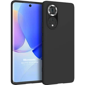 Matte Silicone Huawei Nova 9 Kılıf Siyah