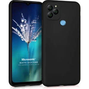 Matte Silicone General Mobile Gm 22 Kılıf Siyah